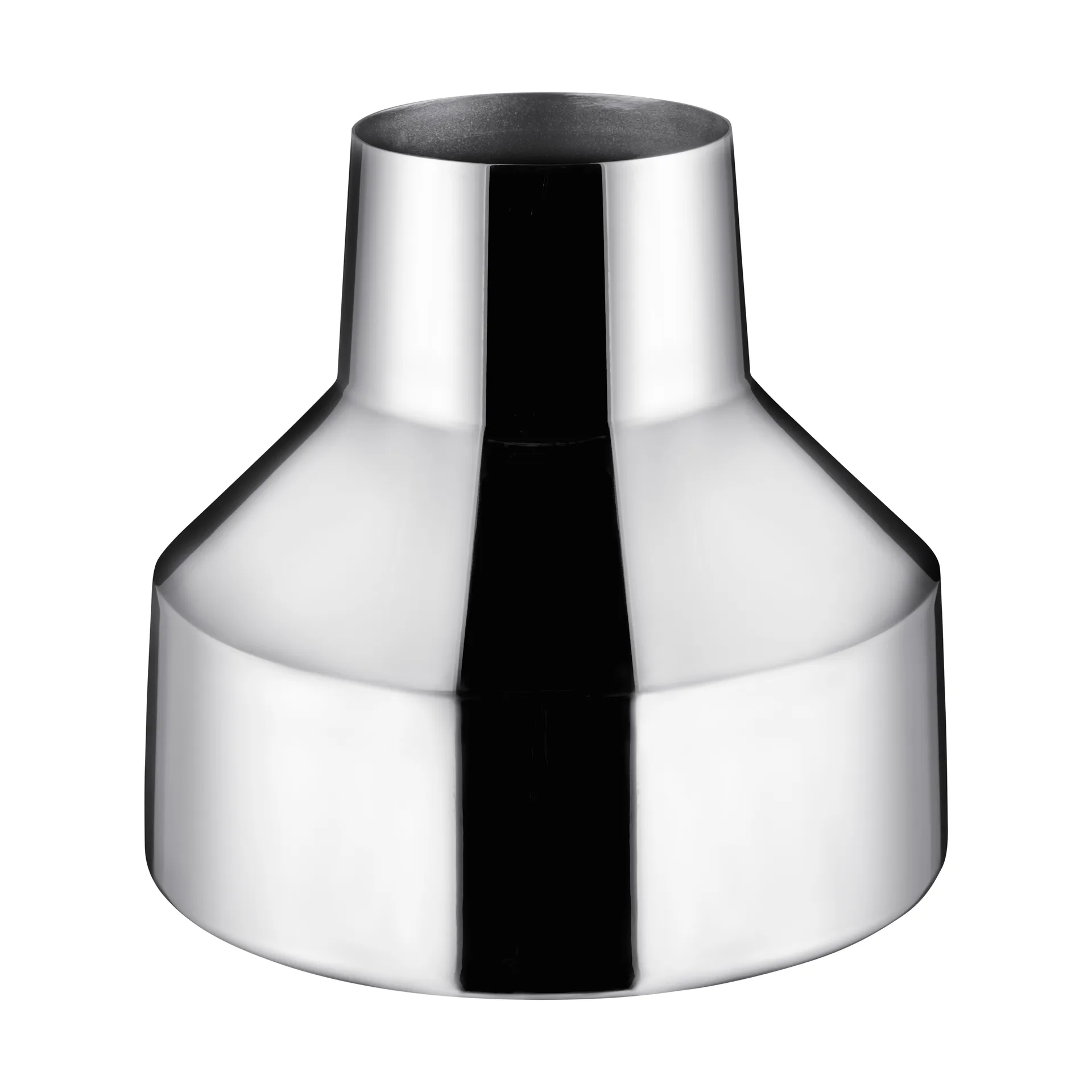 Solare vase lav Ø22x20 cm, Stål Iittala