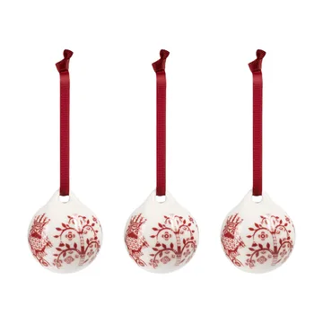 Taika dekorasjon - Granatrød, 5 cm, 3‑pakning - Iittala