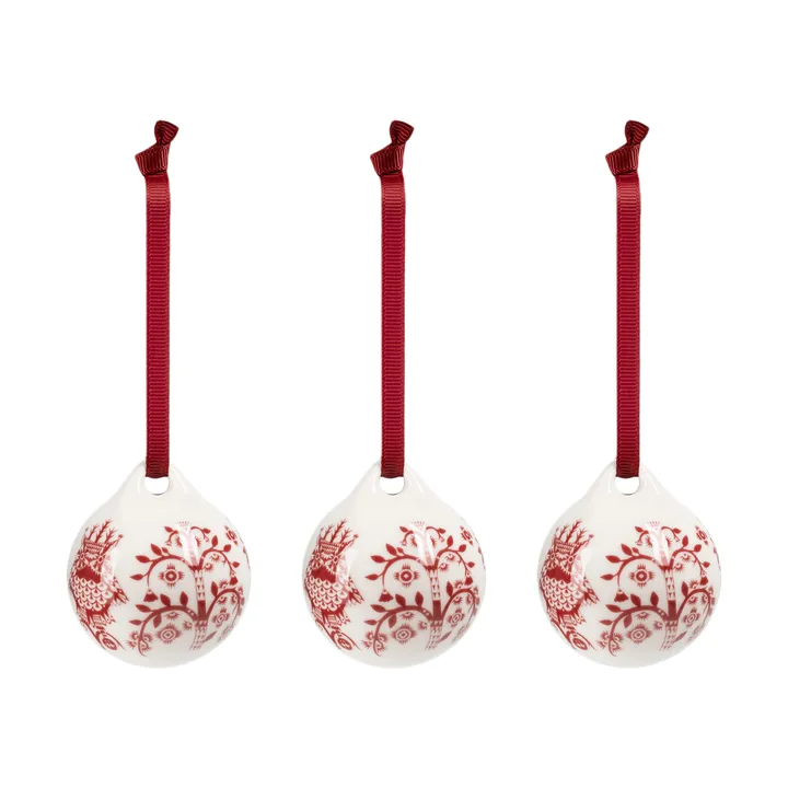 Taika dekorasjon - Granatrød, 5 cm, 3‑pakning - Iittala