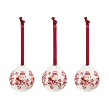 Taika dekorasjon - Granatrød, 5 cm, 3‑pakning - Iittala
