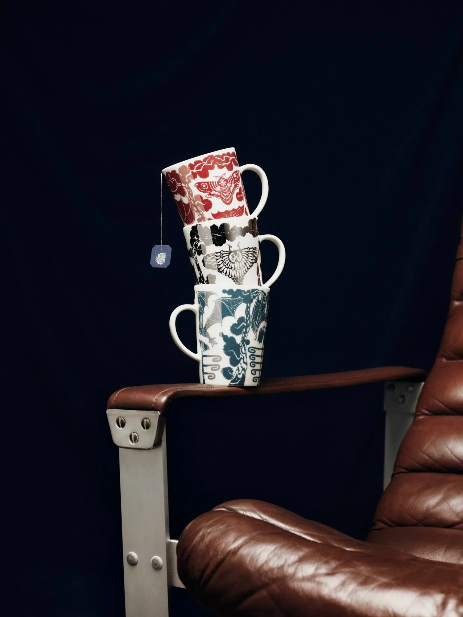 Taika kopp 40 cl gavepakning, Yö stålblå Iittala