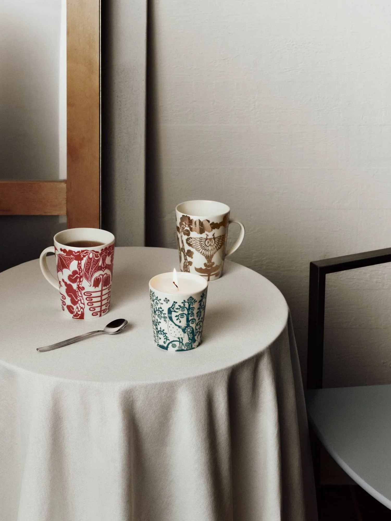 Taika lys, Stålblå, 9 cm Iittala