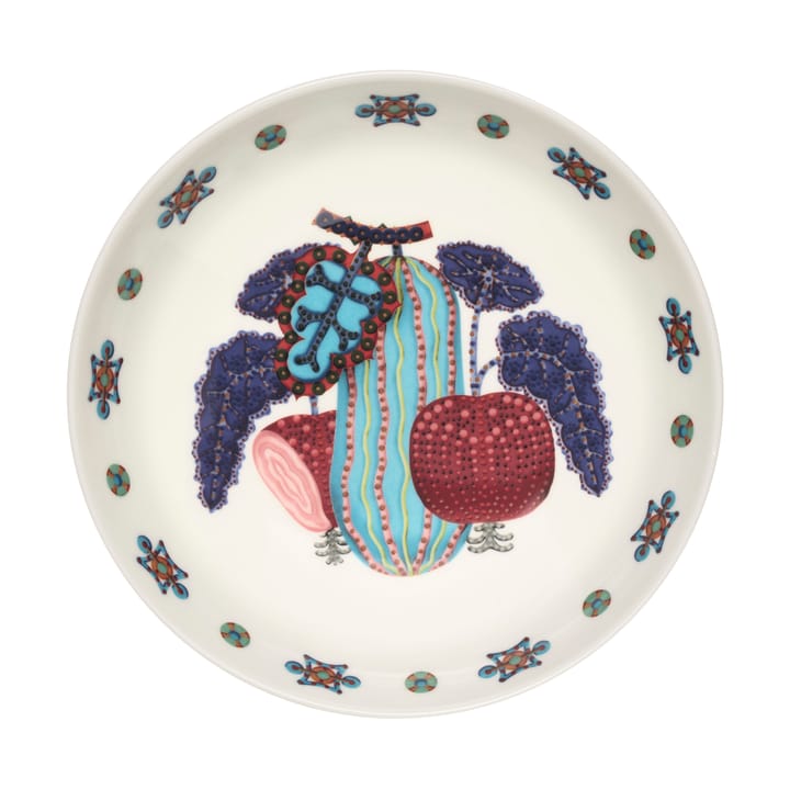 Taika Sato dyp tallerken Ø20 cm - Hvit-flerfarget - Iittala