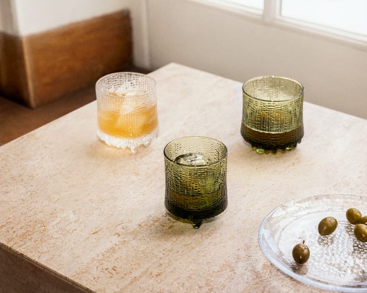 Ultima Thule drikkeglass finsk sand 20 cl 2-pakning, Grønn Iittala