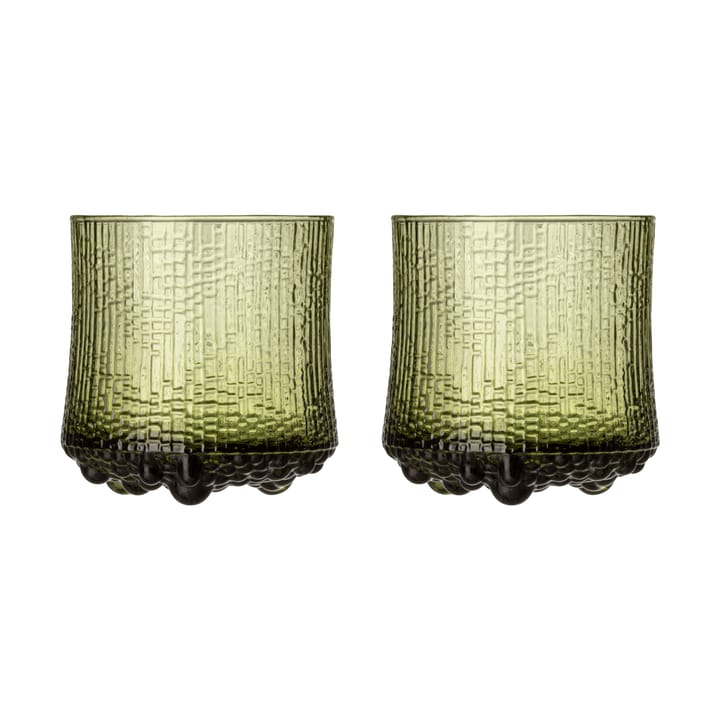Ultima Thule On the rocks glass finsk sand 2-pakning - Grønn - Iittala