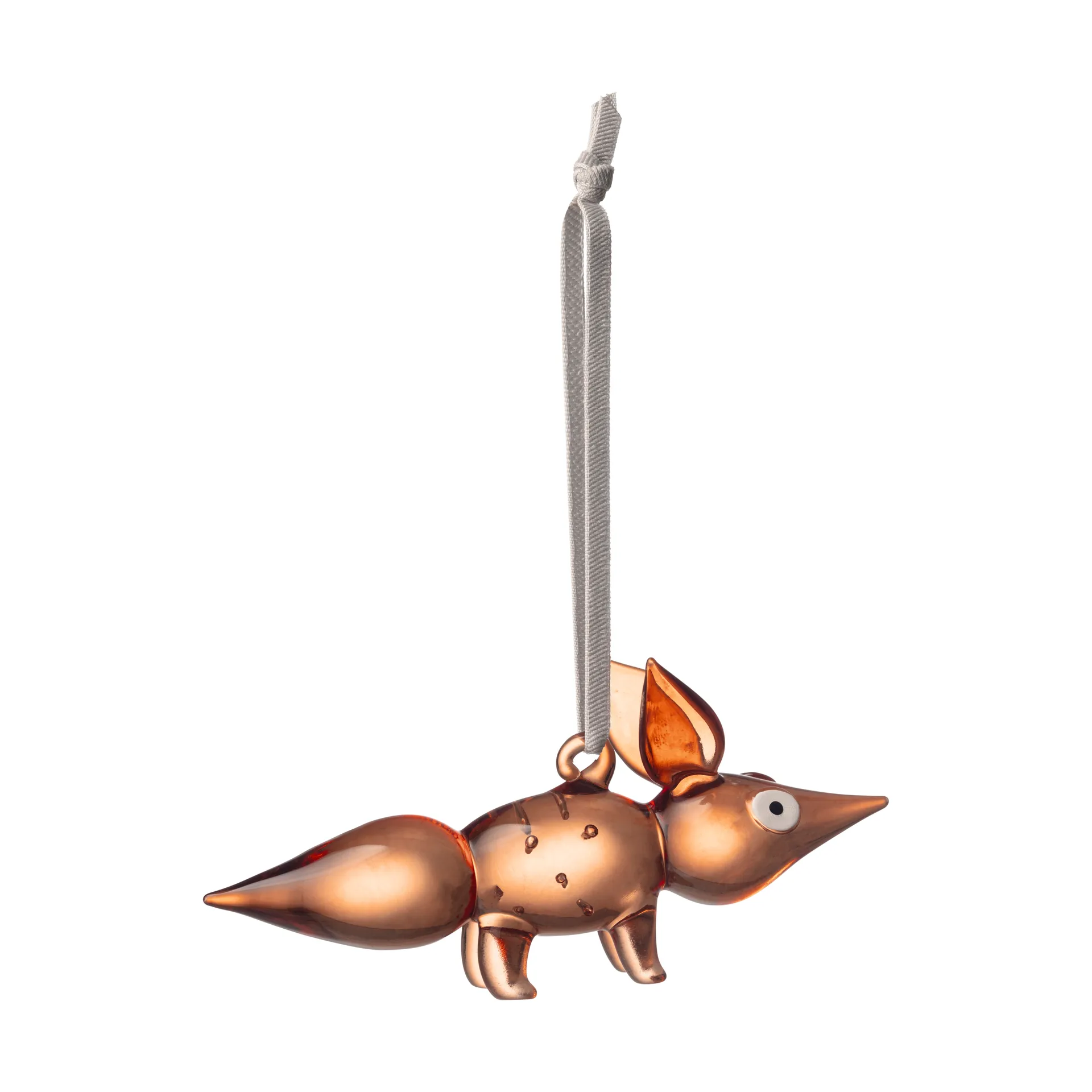 Vulpes glassdekorasjon 11,5 cm, Brun Iittala