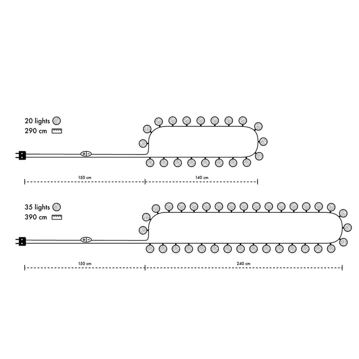 Irislights Brownie, 20 boller Irislights