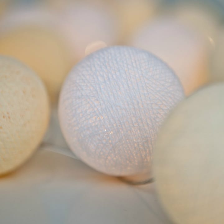 Irislights Creamy White, 20 boller Irislights