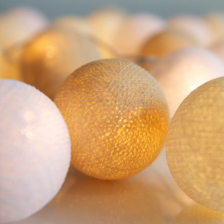 Irislights Creamy White, 20 boller Irislights