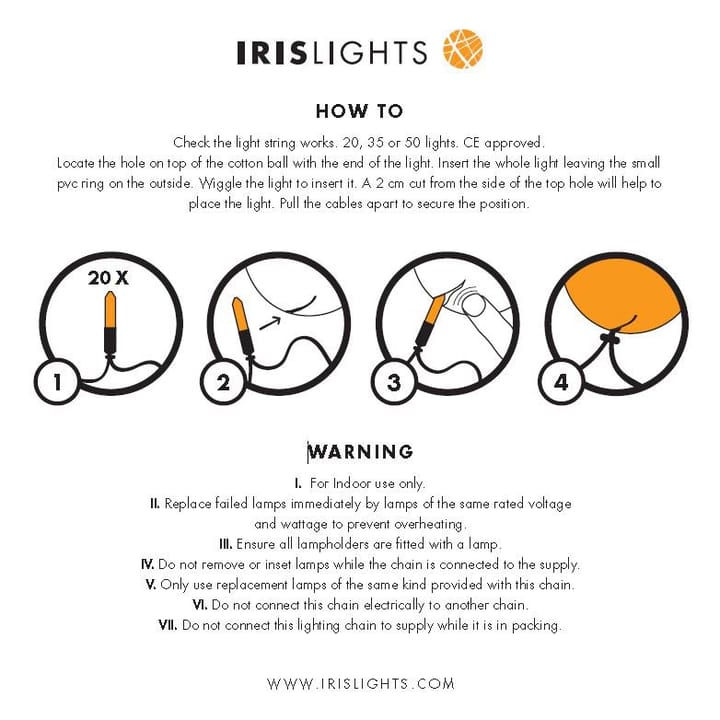 Irislights Fairytale, 20 baller Irislights