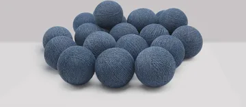 Irislights lyslenke - Vintage blue, 20 kuler - Irislights