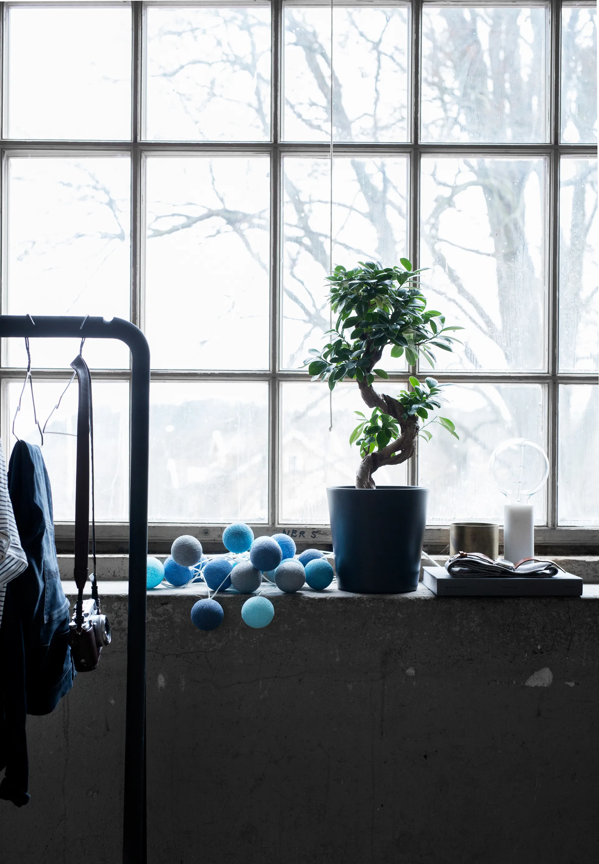 Ocean blue 35-lys 390 cm, Blå Irislights