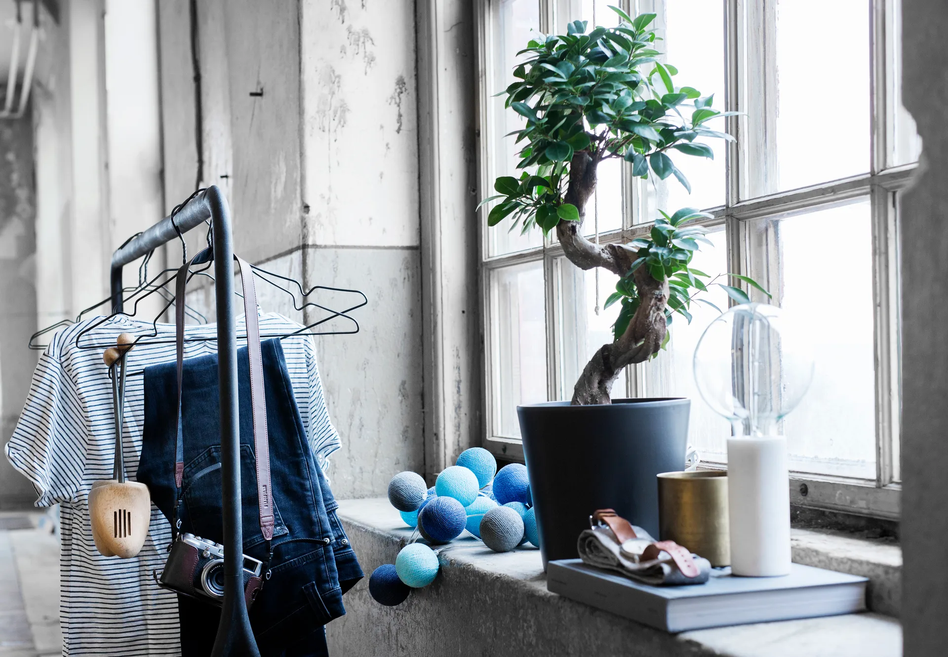 Oceans blue 20-lys 390 cm, Blå Irislights