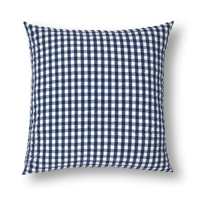 Bæk&Bølge putetrekk 50x60 cm - Mørkeblå-hvit - Juna