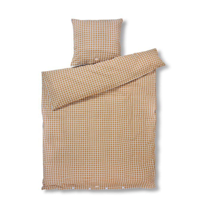 Bæk&Bølge sengesett 150x210 cm - Lyseblå-sand - Juna