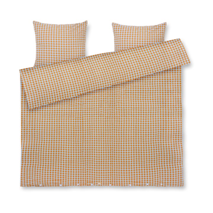 Bæk&Bølge sengesett 220x220 cm - Lyseblå-sand - Juna