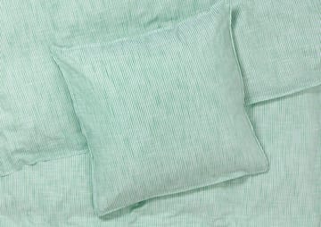 Monochrome Lines sengesett 200x220 cm - Green-hvit - Juna