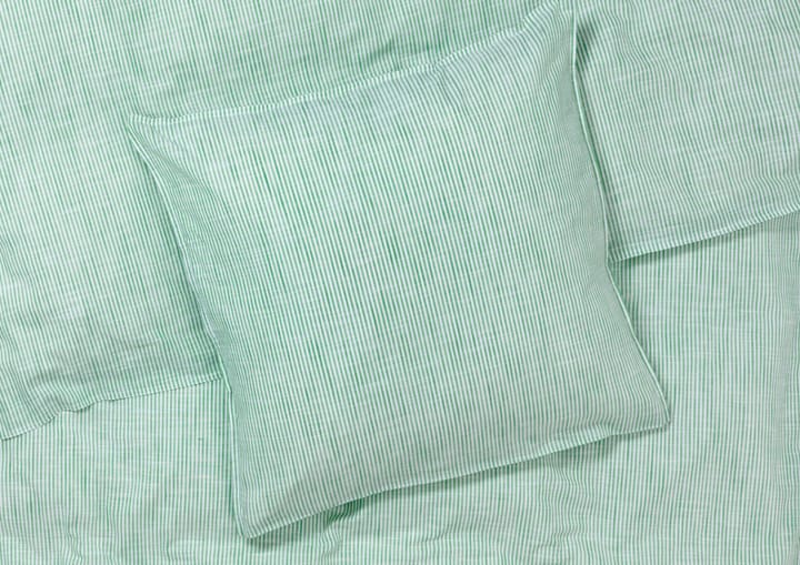 Monochrome Lines sengesett 220x220 cm, Green-hvit Juna
