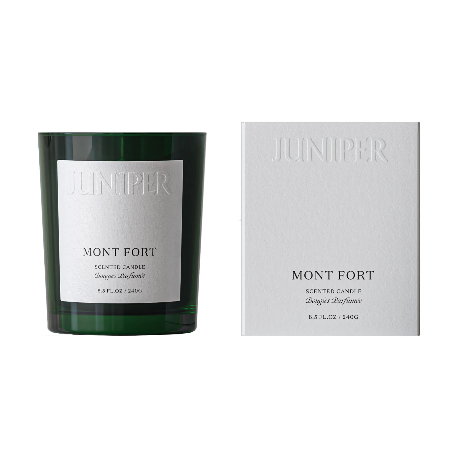 Mont Fort duftlys, 240 g Juniper