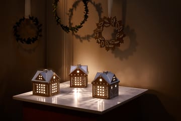 Gingerbread lyshus - Christmas Barn 11,5 cm - Kähler