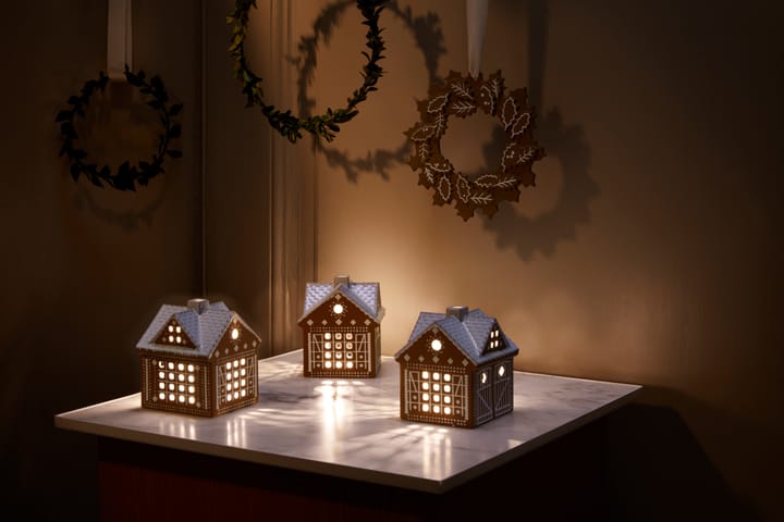 Gingerbread lyshus, Christmas Barn 11,5 cm Kähler