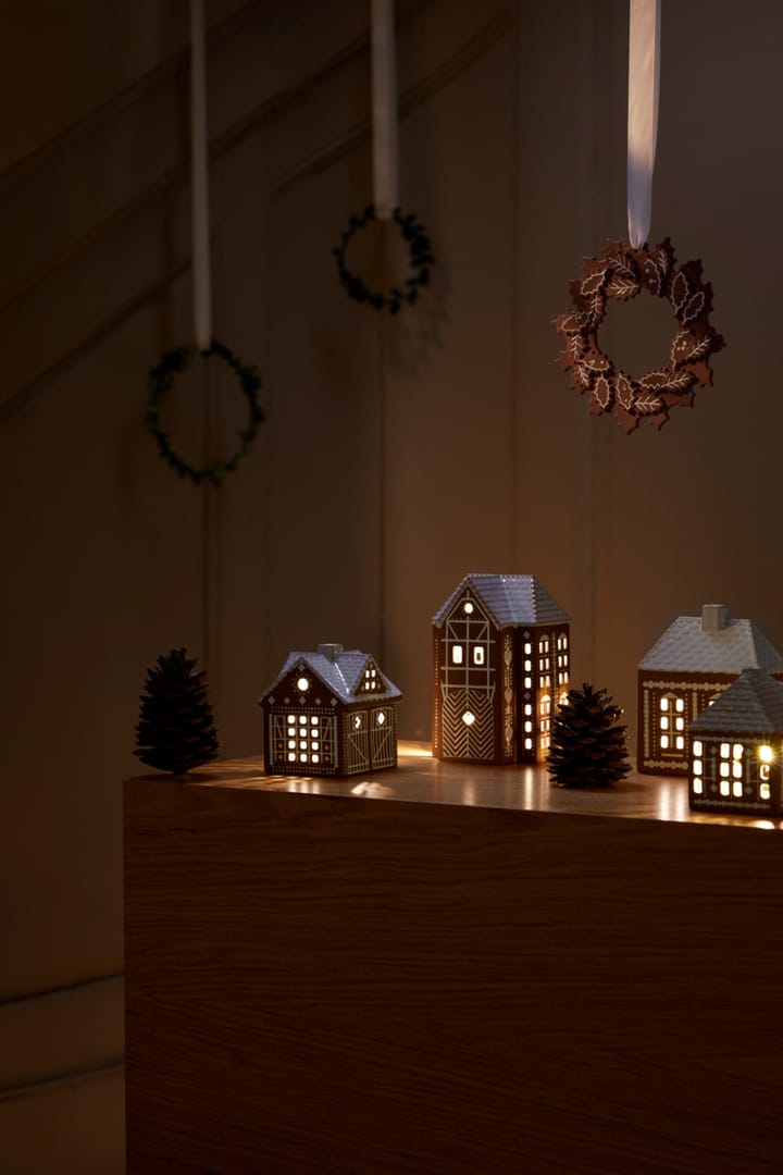 Gingerbread lyshus, Christmas Barn 11,5 cm Kähler