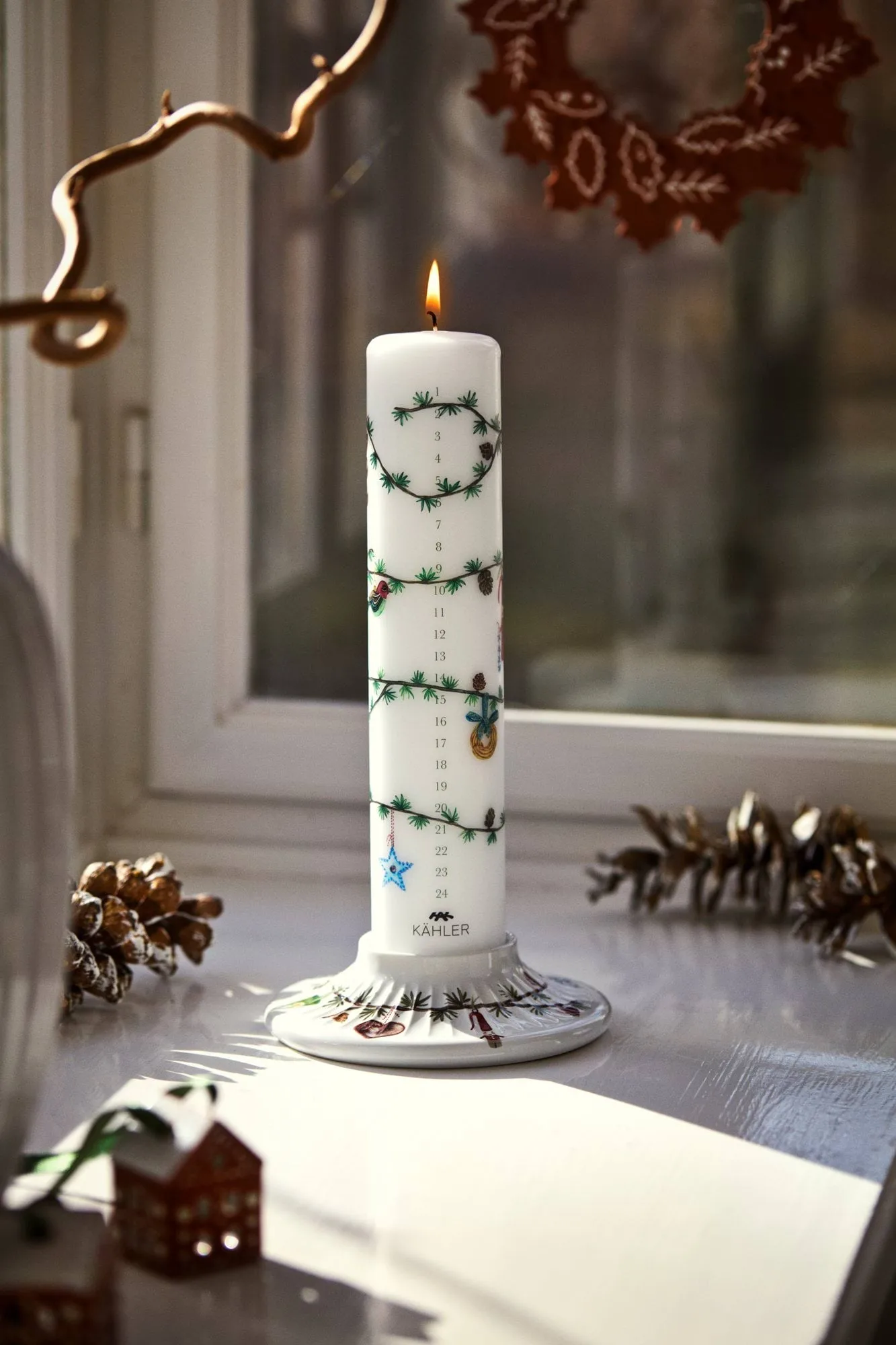 Hammershøi Christmas Adventslys Ø5 cm, 2026 Kähler