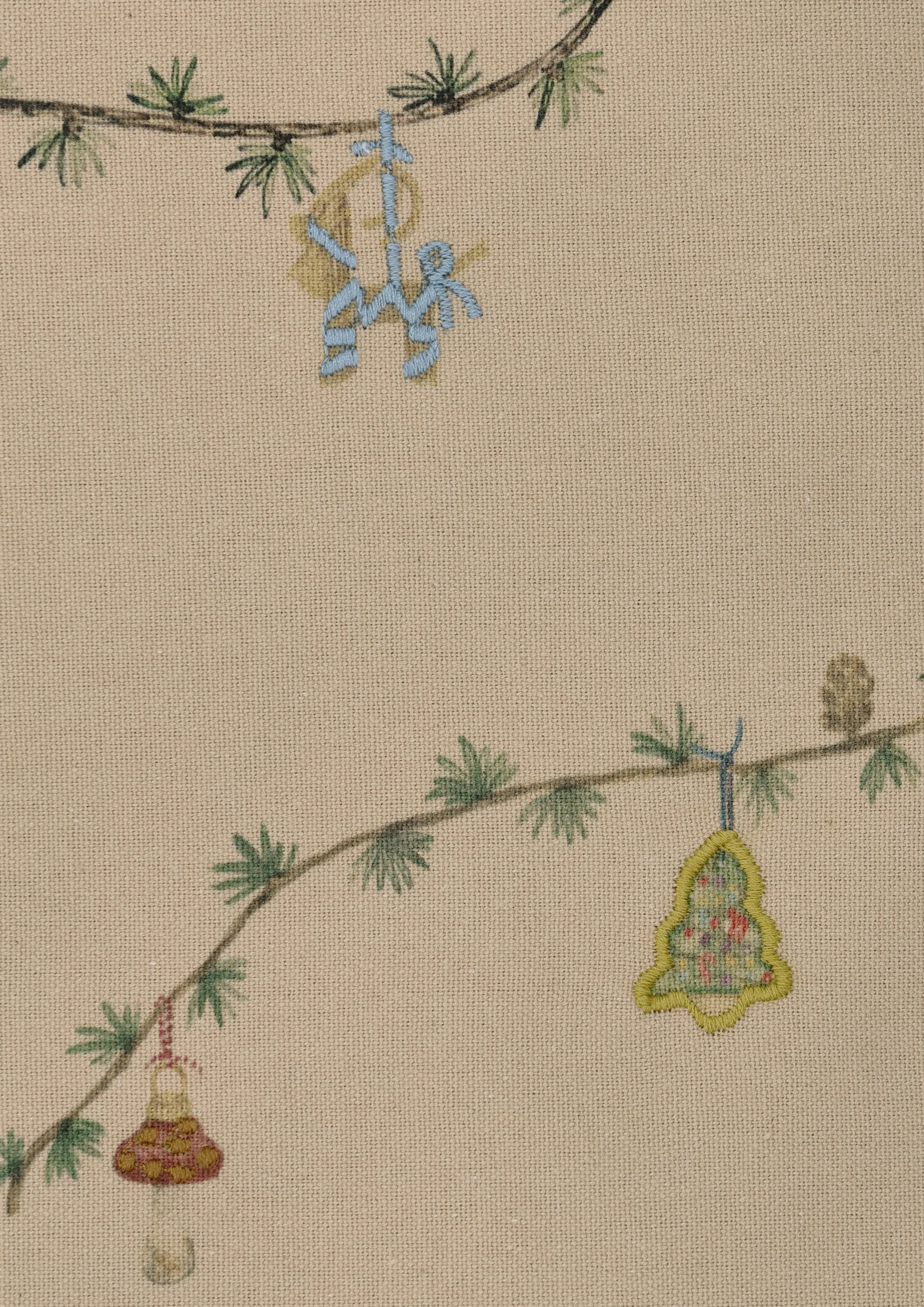 Hammershøi Christmas Duk sand, 150x270 cm Kähler