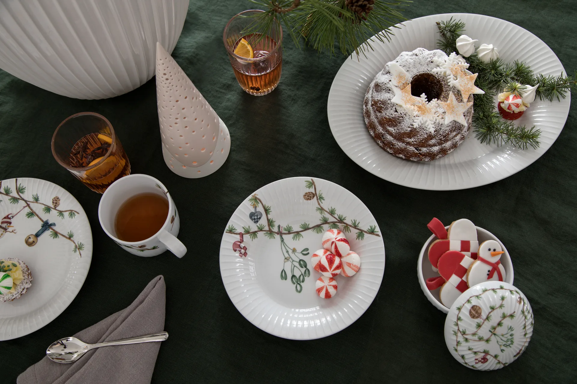 Hammershøi Christmas julservise sett 18 deler,  Kähler