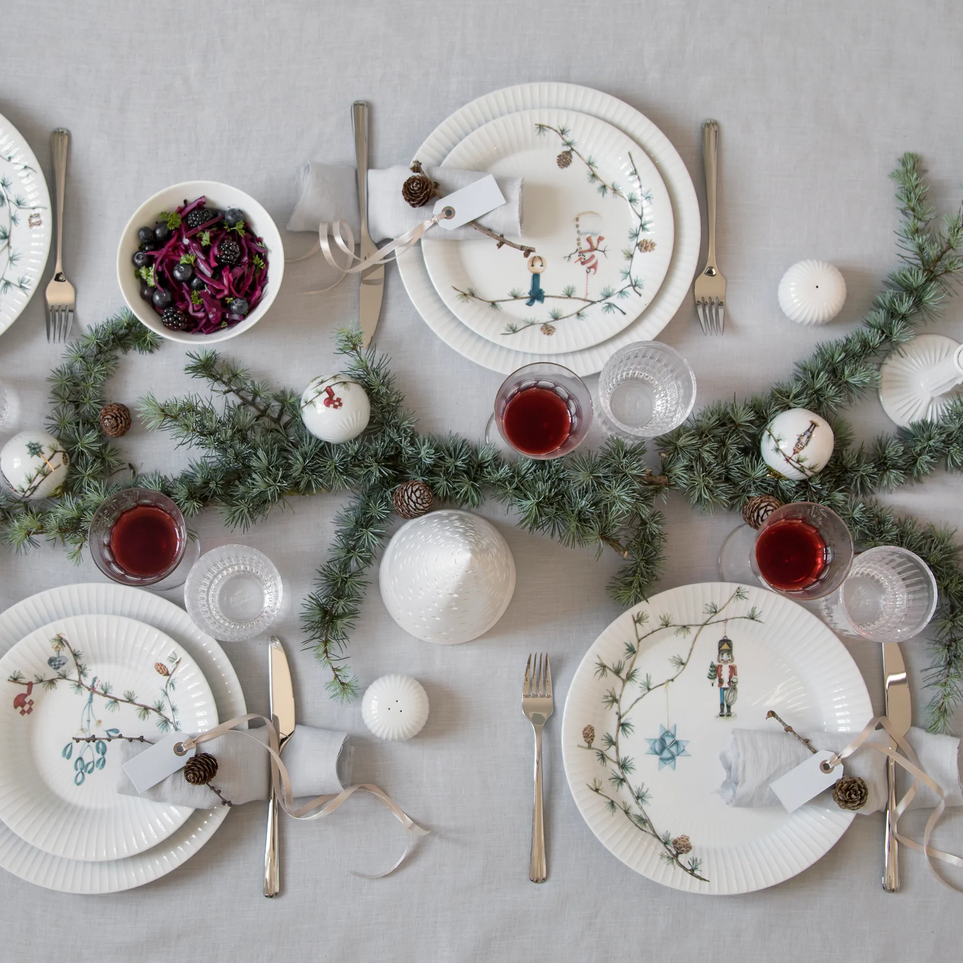 Hammershøi Christmas julservise sett 18 deler,  Kähler