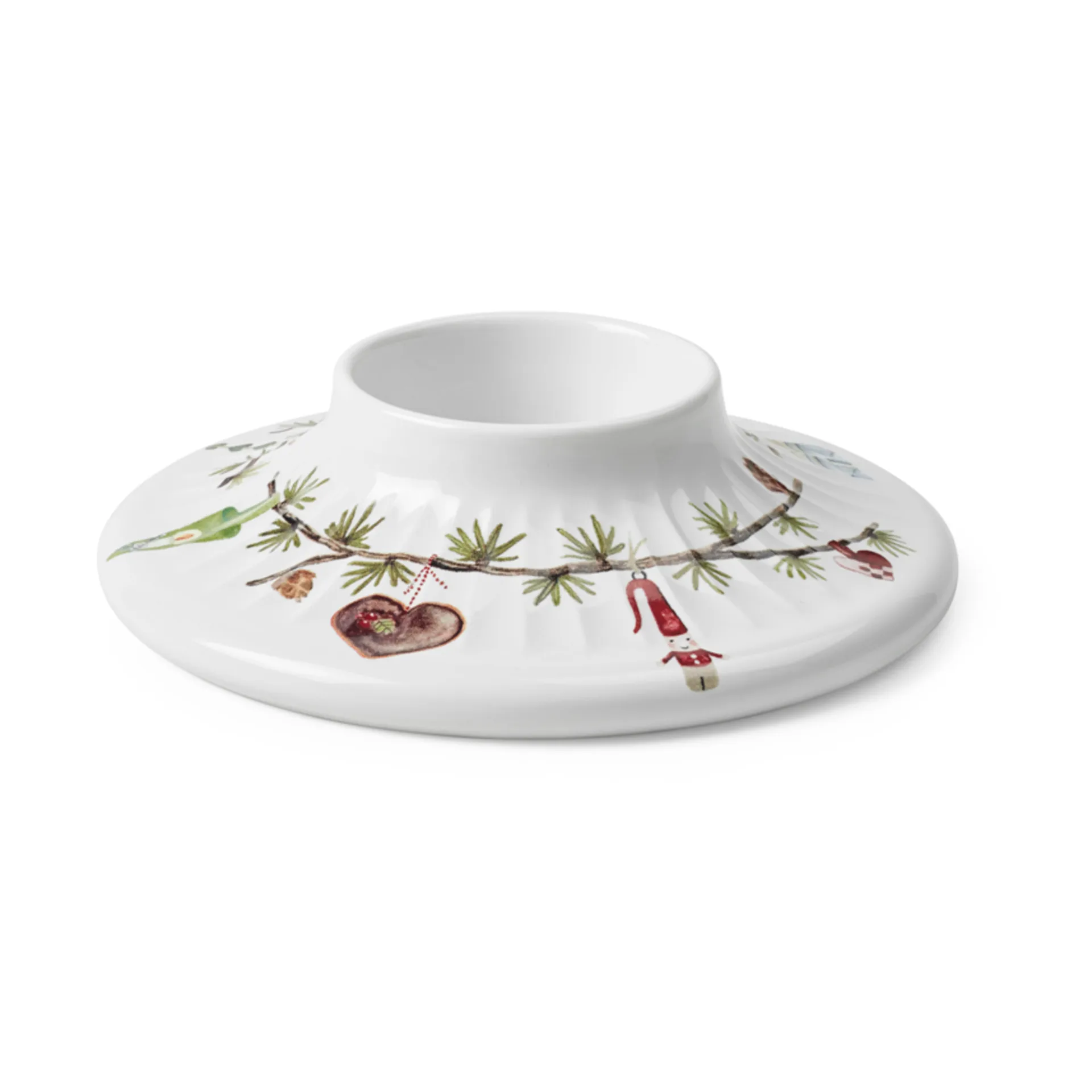 Hammershøi Christmas kubbelysestake Ø 13 cm, Hvit Kähler