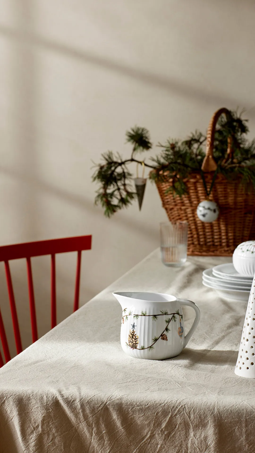Hammershøi Christmas Sauskanne 66 cl, Hvit Kähler