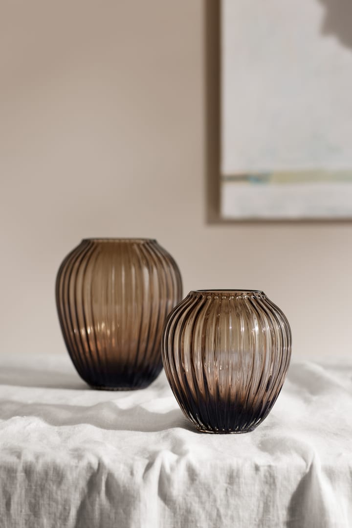 Hammershøi glassvase 14 cm, Valnøtt Kähler