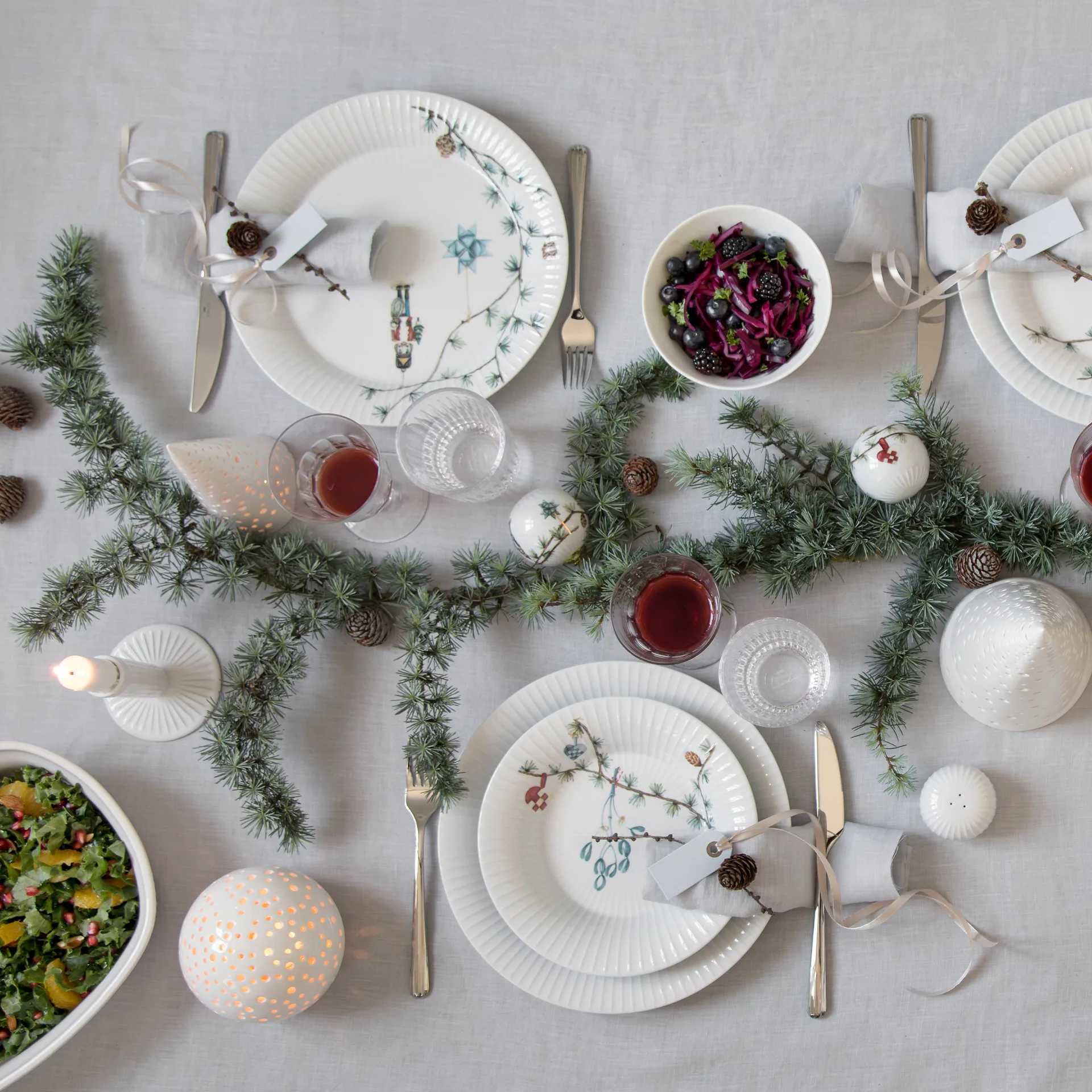 Hammershøi Jul dyp tallerken, 21 cm Kähler
