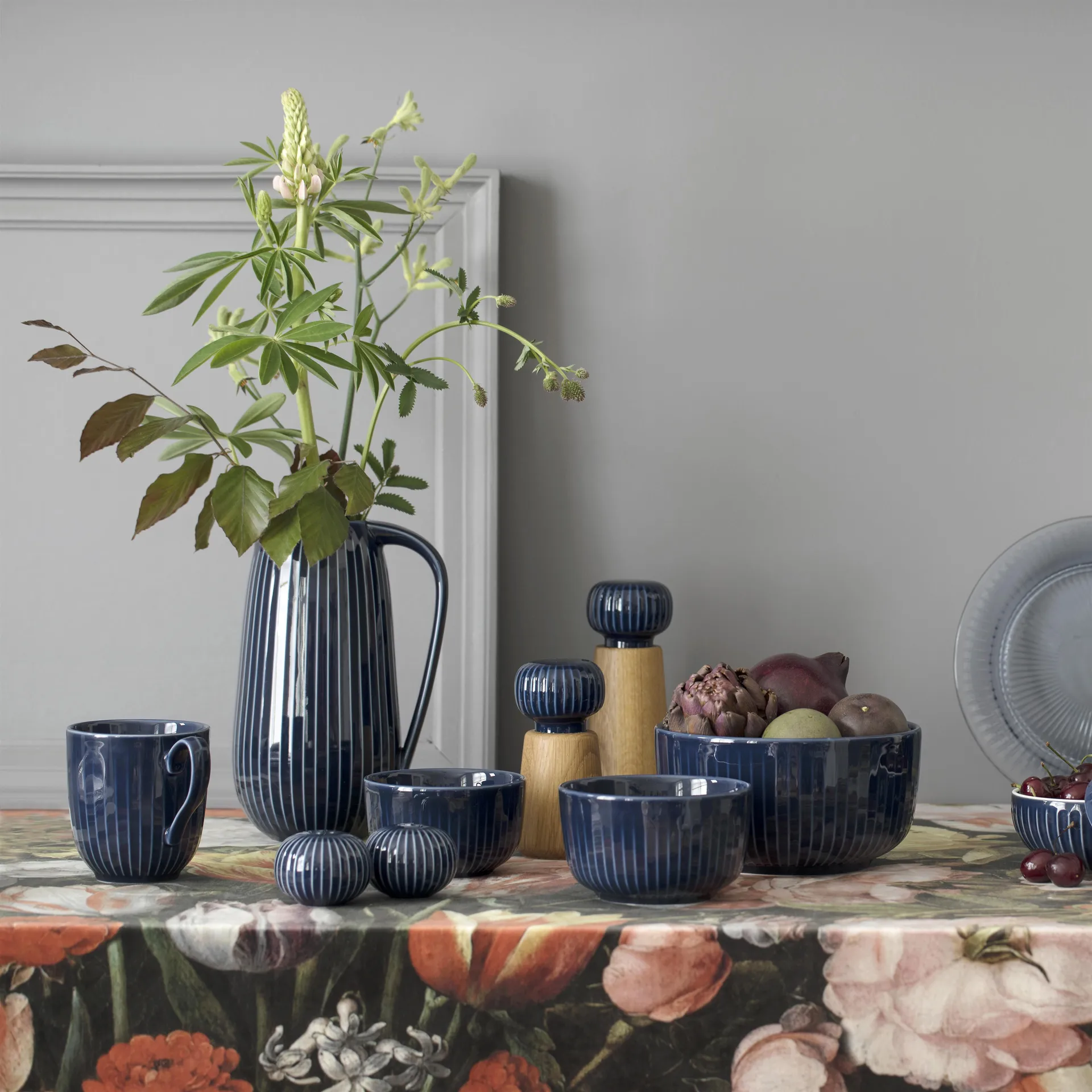 Hammershøi krydderkvern, indigo Kähler