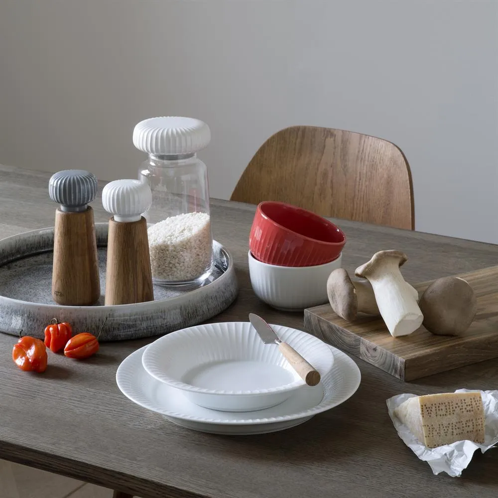 Hammershøi krydderkvern stor, hvit Kähler