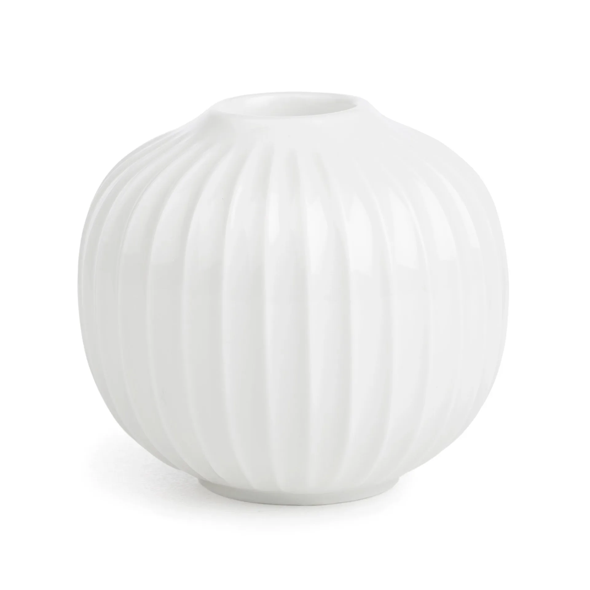 Hammershøi lysestake medium, hvit Kähler