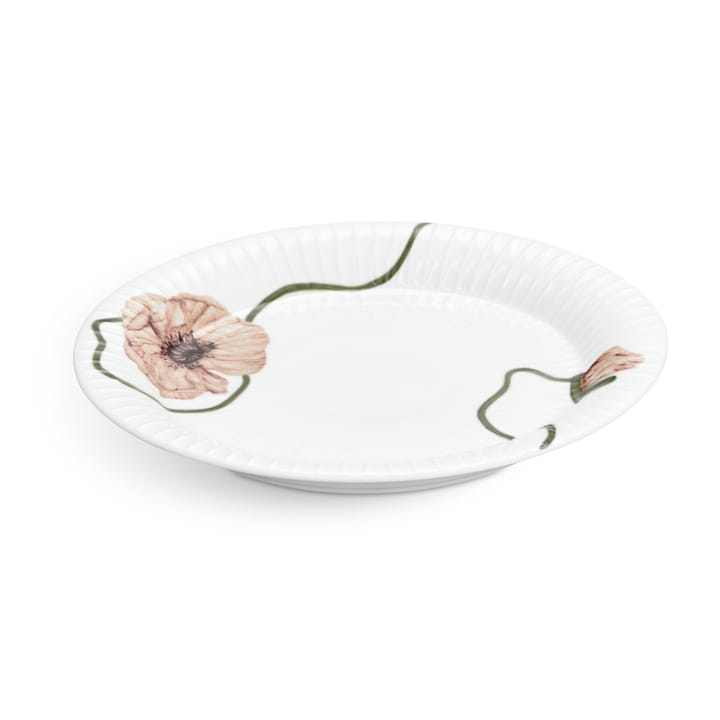 Hammershøi Poppy asjett 22 cm, Hvit Kähler