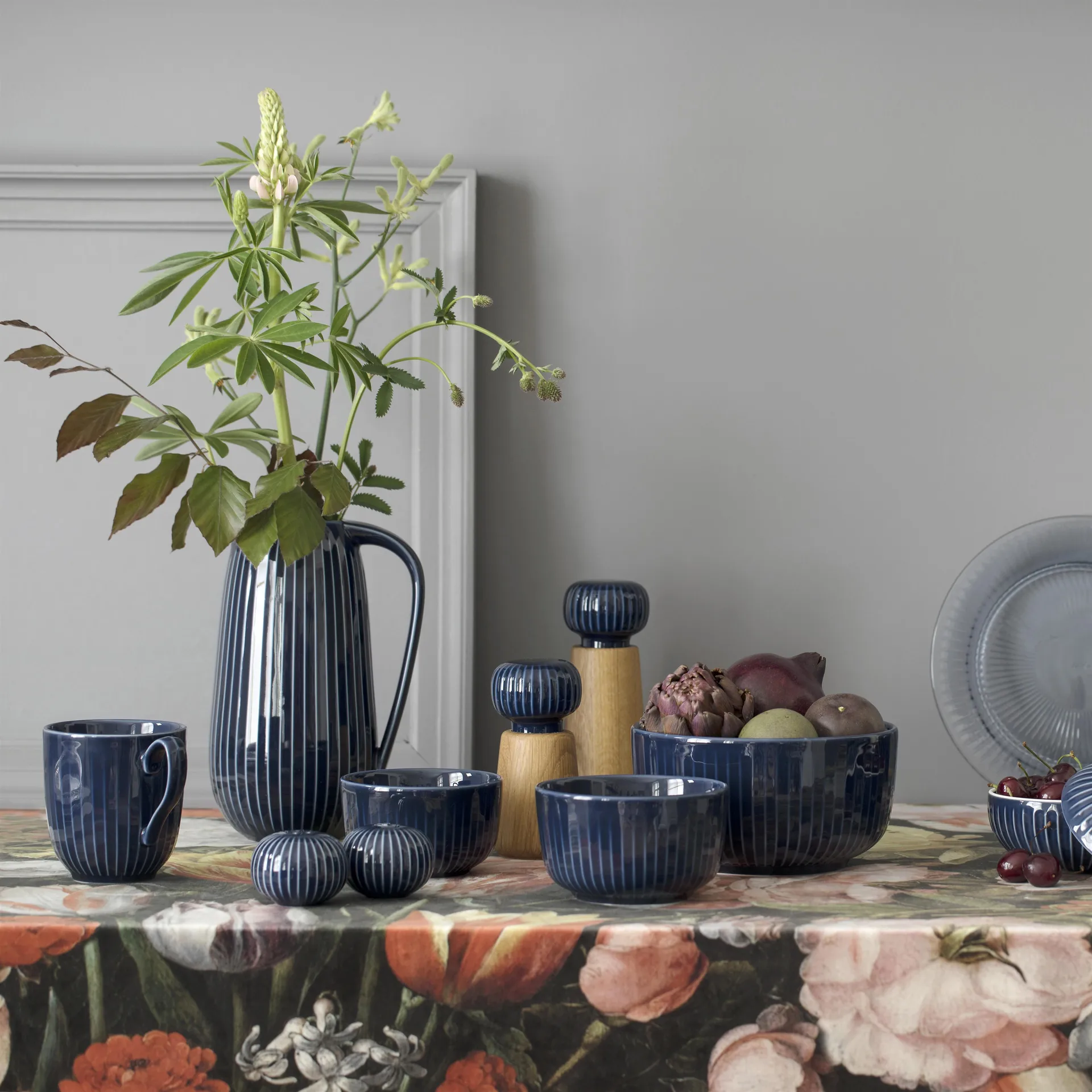 Hammershøi skål diameter 11 cm, indigo Kähler