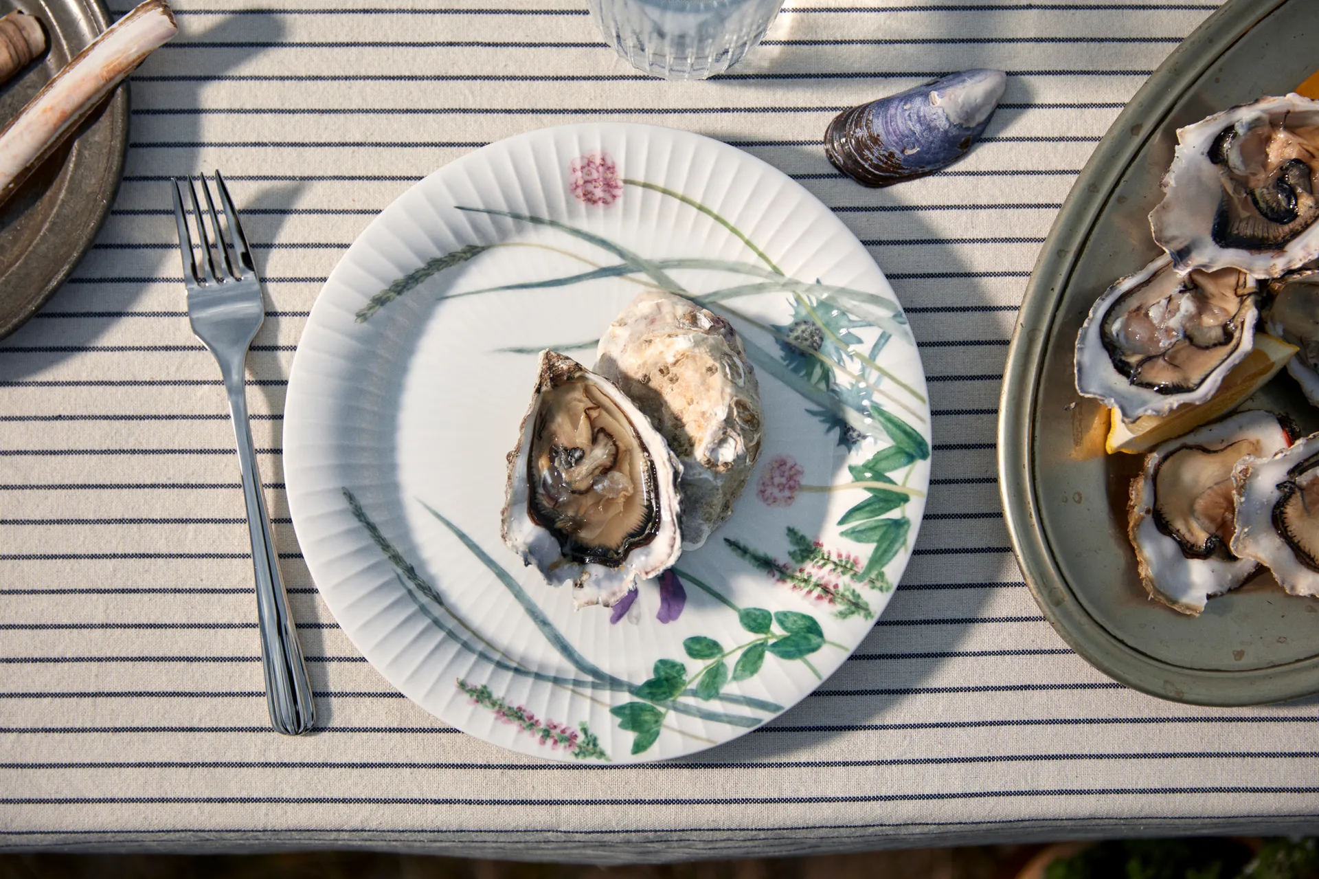 Hammershøi Summer Tallerken Ø22 cm, Coastal flower Kähler