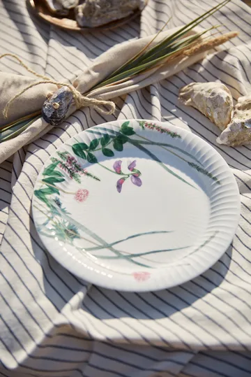Hammershøi Summer Tallerken Ø22 cm - Coastal flower - Kähler