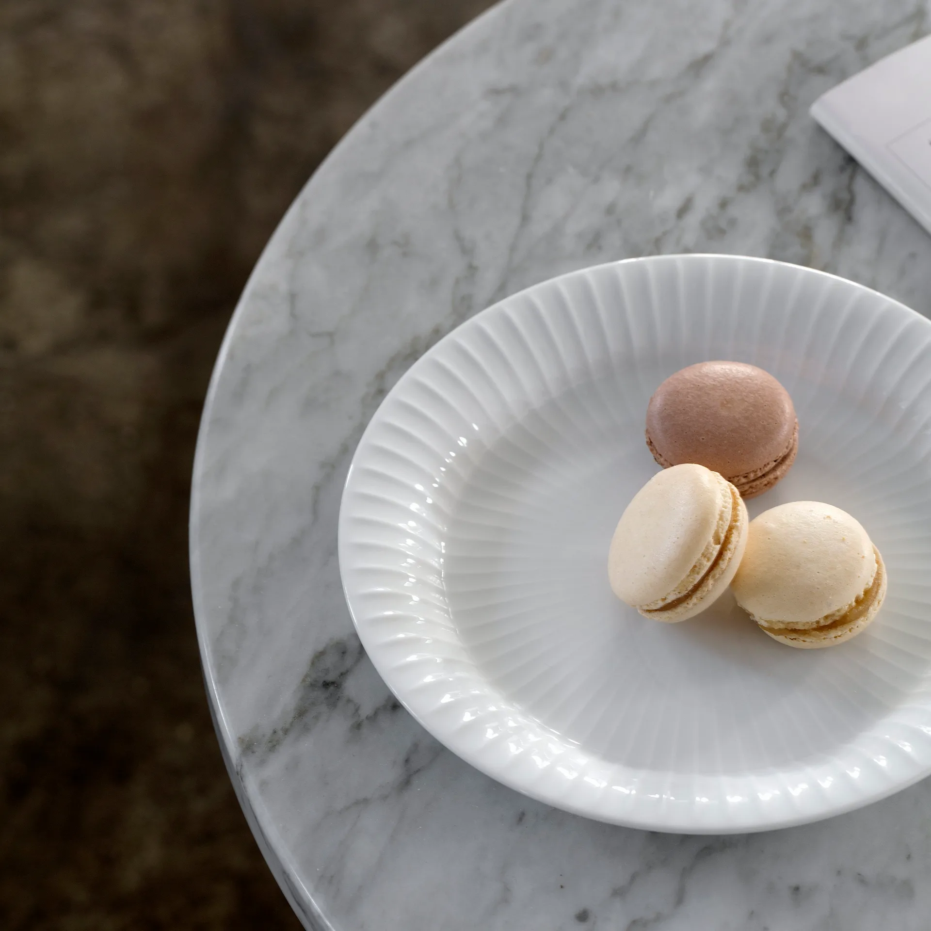 Hammershøi tallerken hvit, Diameter 22 cm Kähler