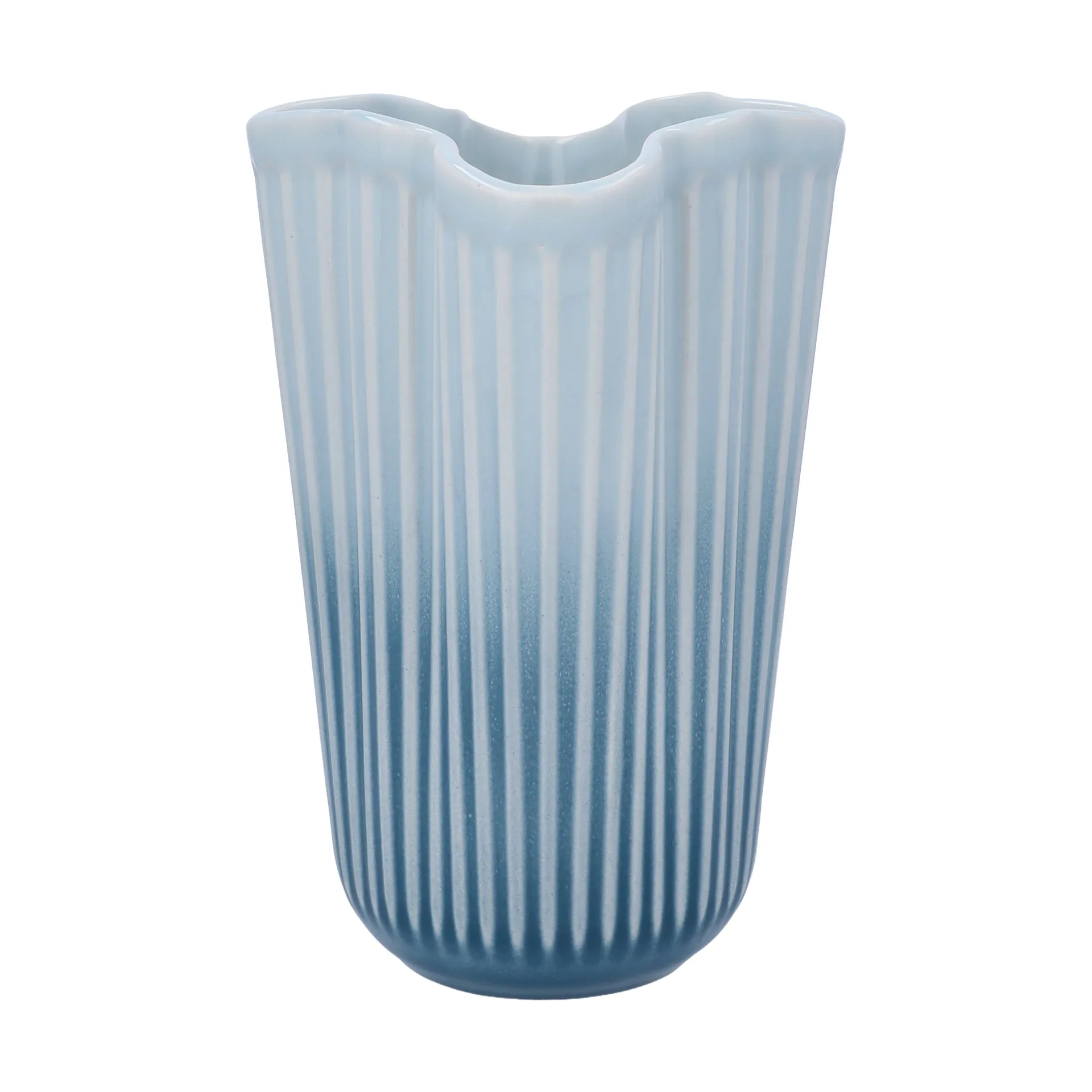 Hammershøi vase Unfold, Blå, 20,5 cm Kähler