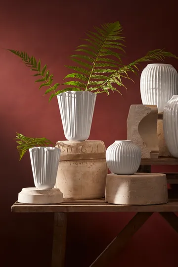 Hammershøi vase Unfold - Hvit, 20,5 cm - Kähler