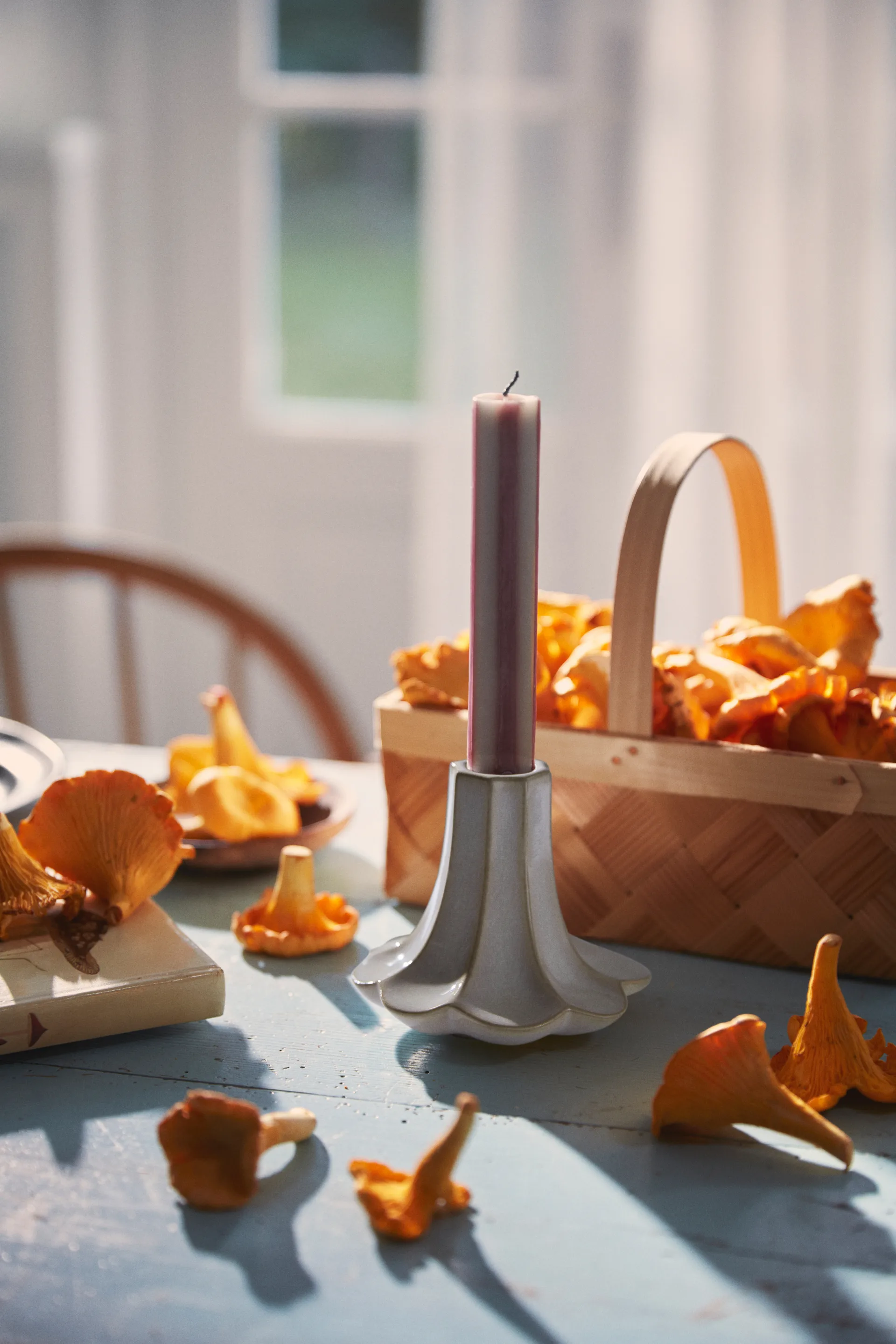 Kantarell lysestake, Sand, 10 cm Kähler