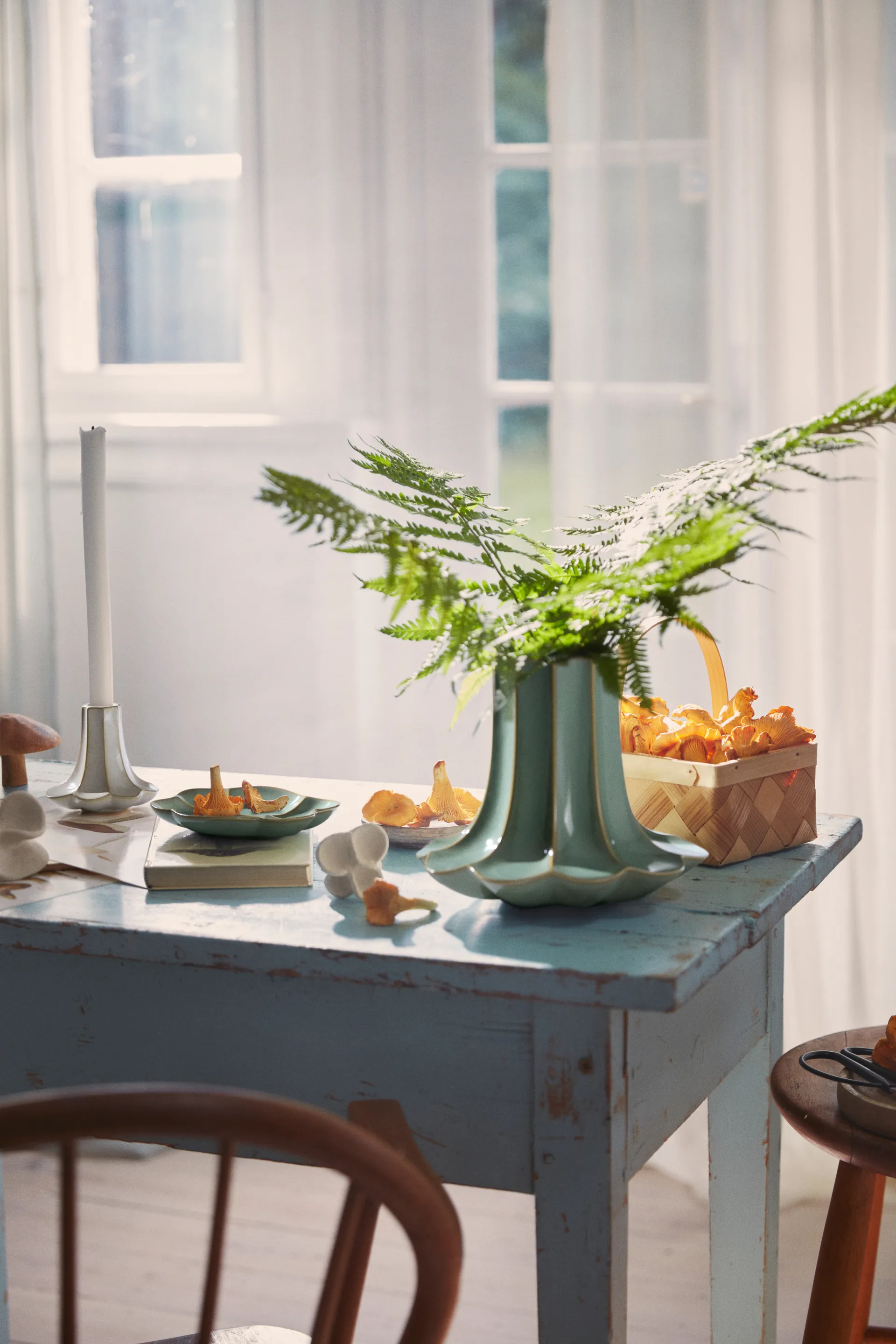 Kantarell lysestake, Sand, 10 cm Kähler