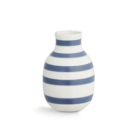 Omaggio vase liten, stålblå Kähler