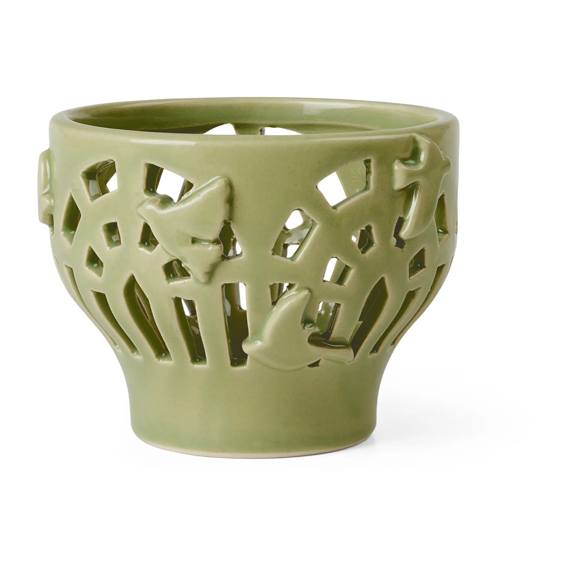 Orangery lyslykt Ø 9 cm, Spring leaf Kähler