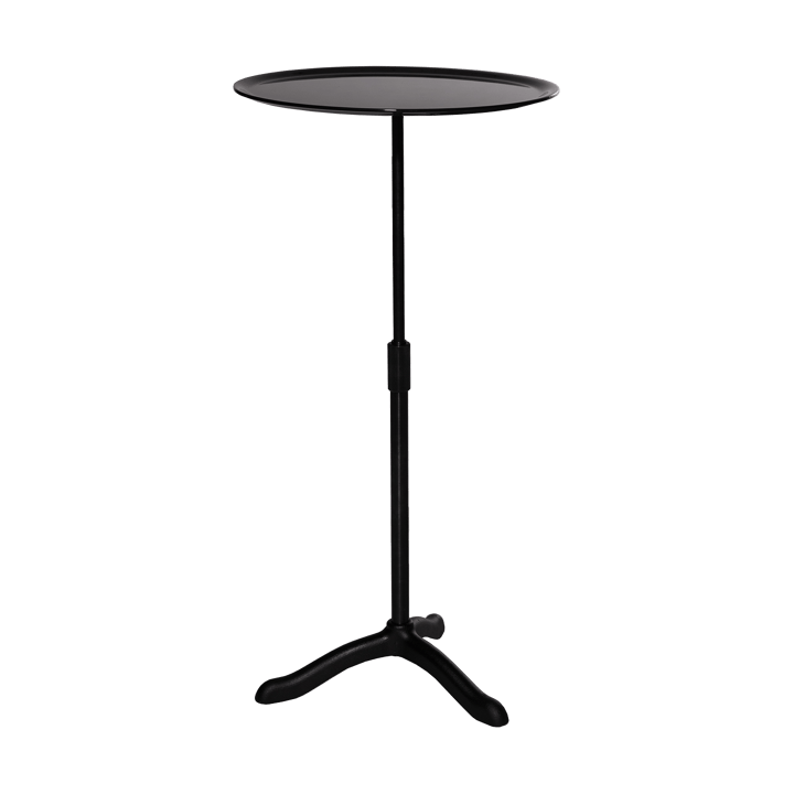 Cassis sofabord Ø37 cm - Black anodized aluminum-Black - Källemo