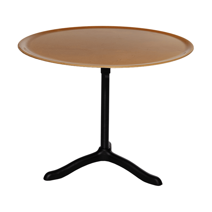 Cassis sofabord Ø47 cm - Black anodized aluminum-Bjørk - Källemo
